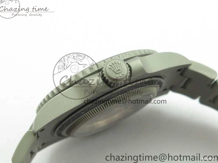 116610 Bezel Skeleton DIal Best Sandblasted Edition on ROF Andrea Submariner Carbon SA3130 Pirlo 0308